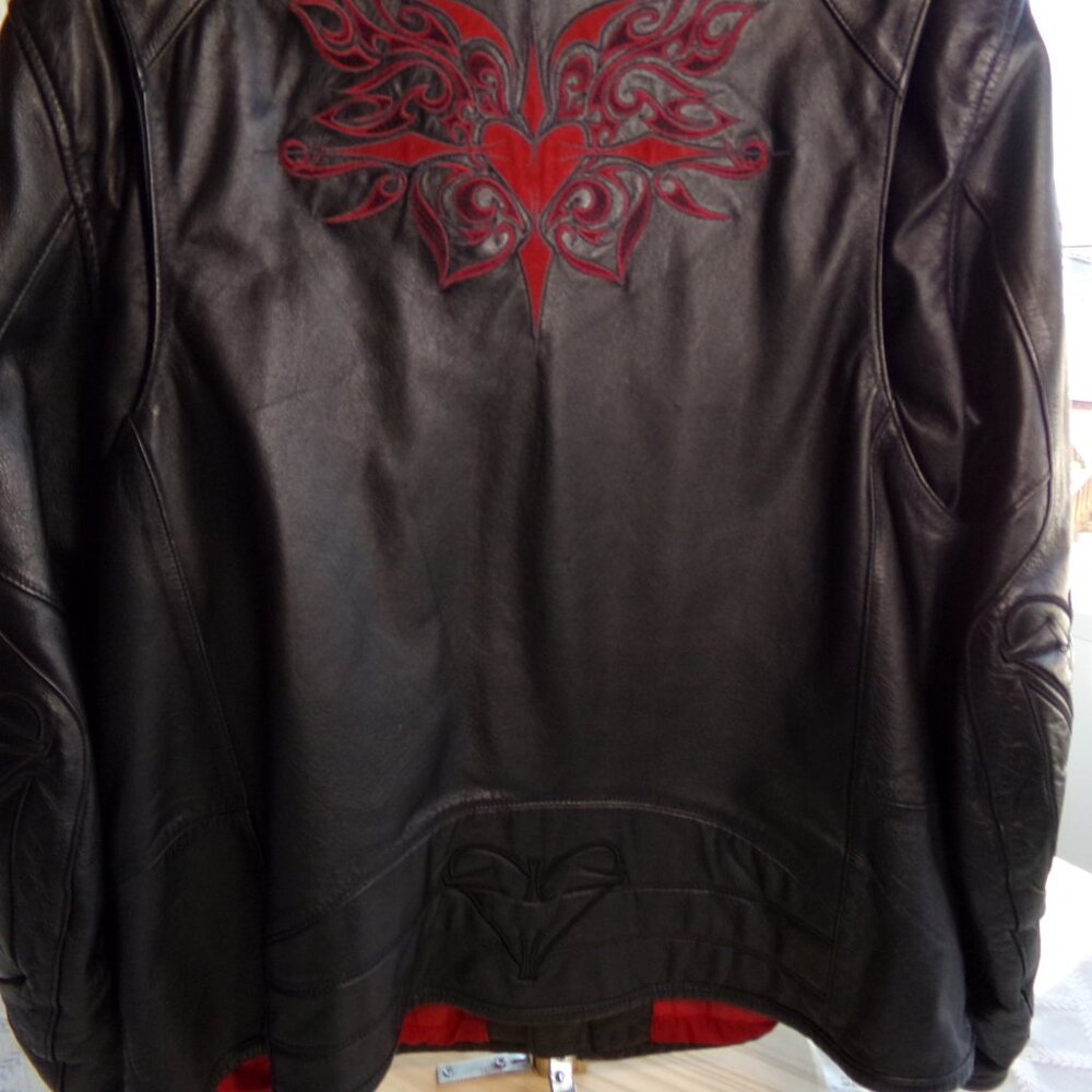 Harley Davidson Women's Leather Jacket Large - Picture 7 of 16